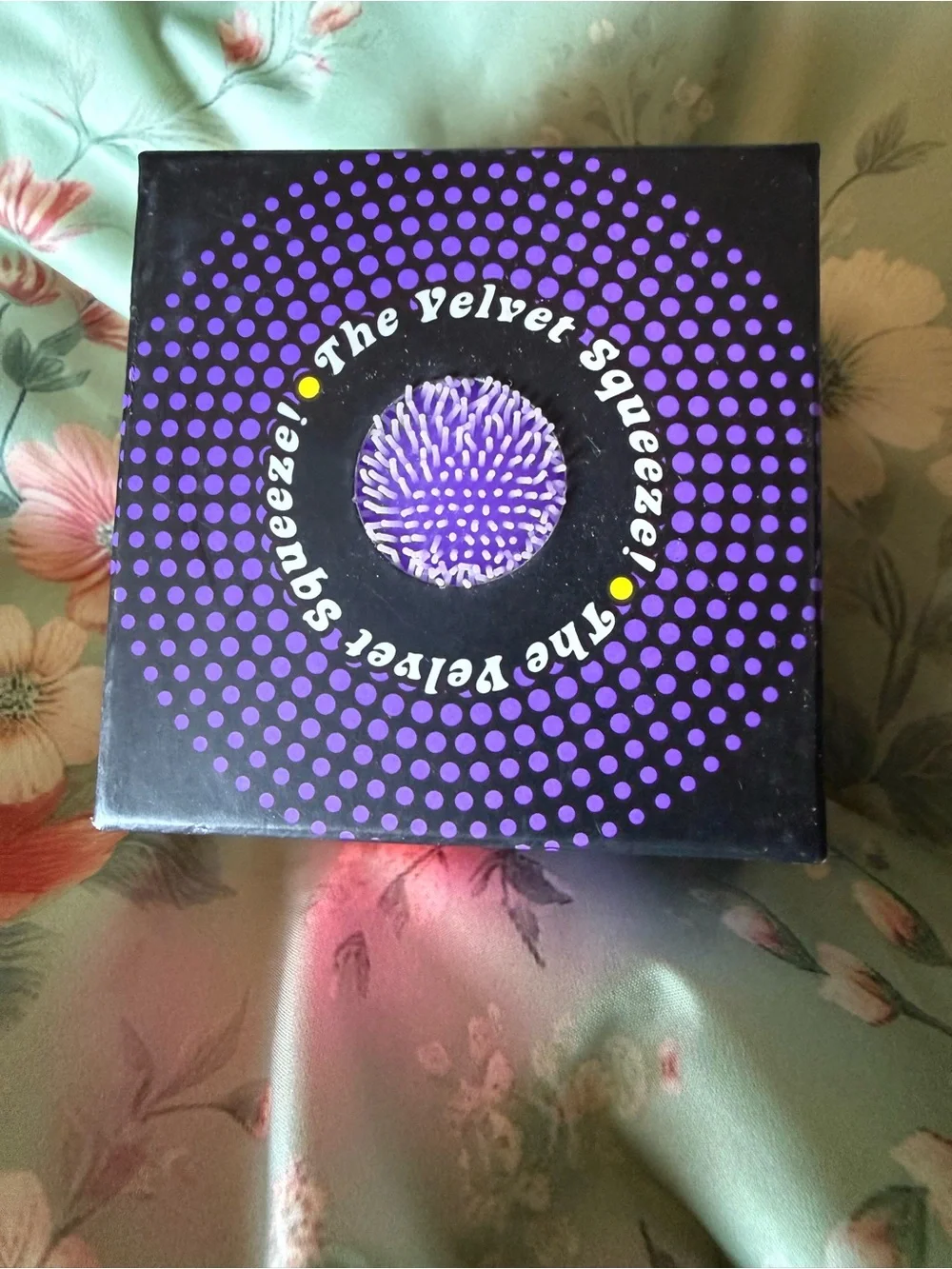 Nee Doh Fuzz Ball Velvet Squeeze - Purple